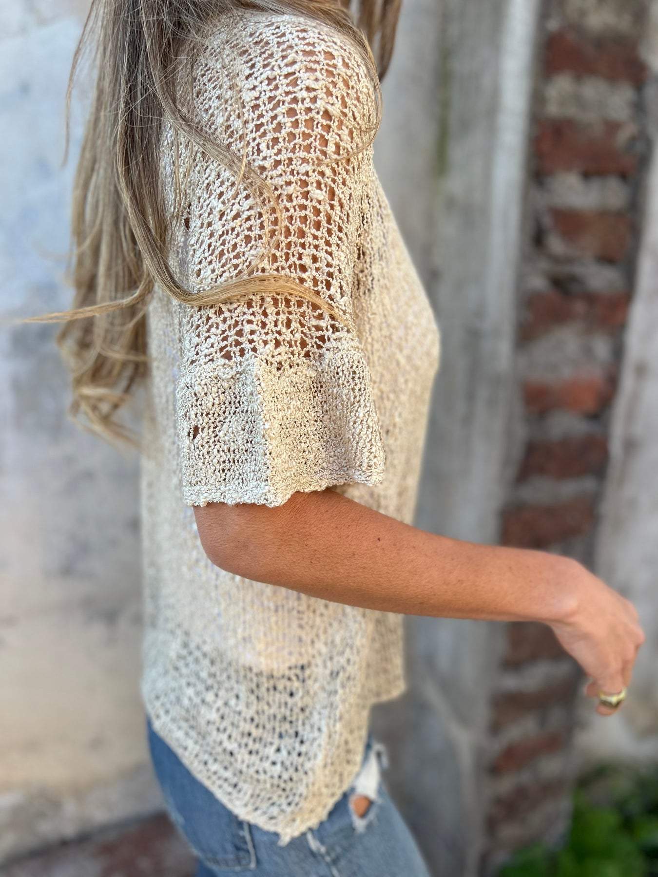 Classy Textured Top with Minimal Detail - Image 13