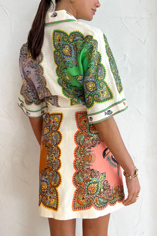 Coastal Mermaid Shirt Dress - Image 20