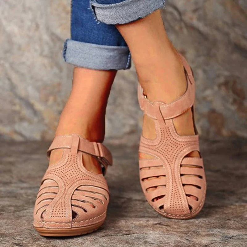 Comfortable Elegant Flat Sandals - Image 11