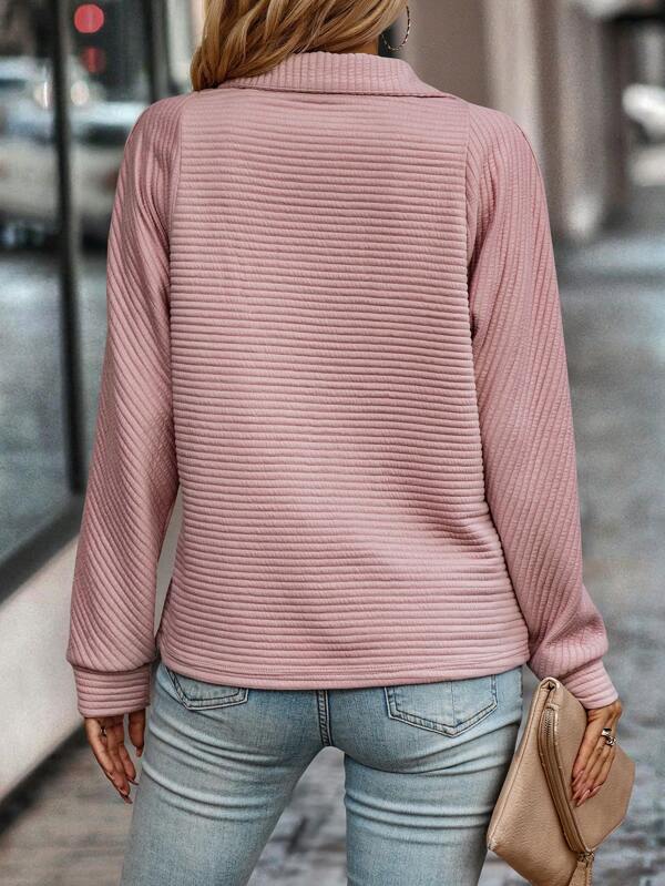 Comfy Relaxed Fit Knit Sweater - Image 6