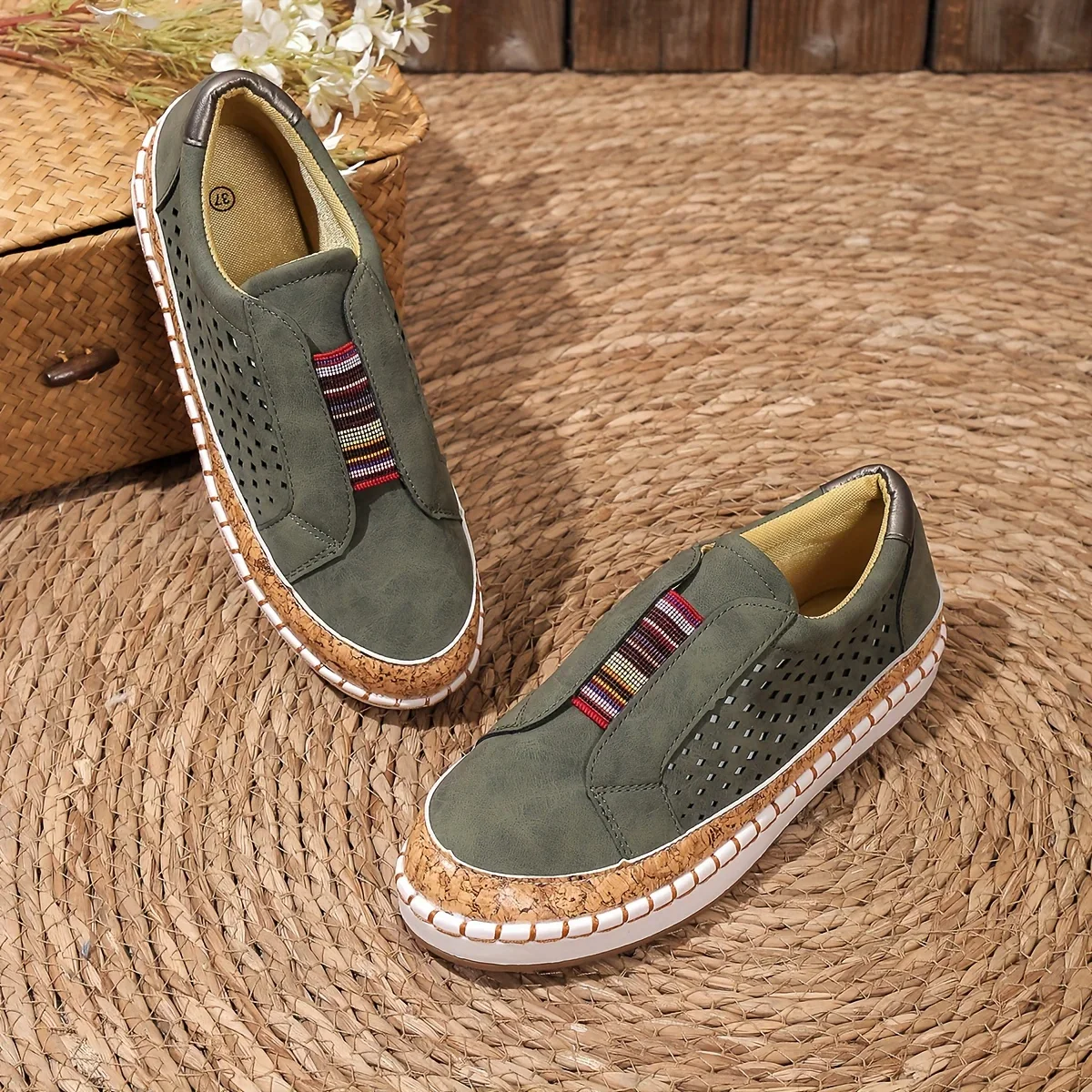 Comfortable Women Orthopedic Slip-On Footwear - Image 5