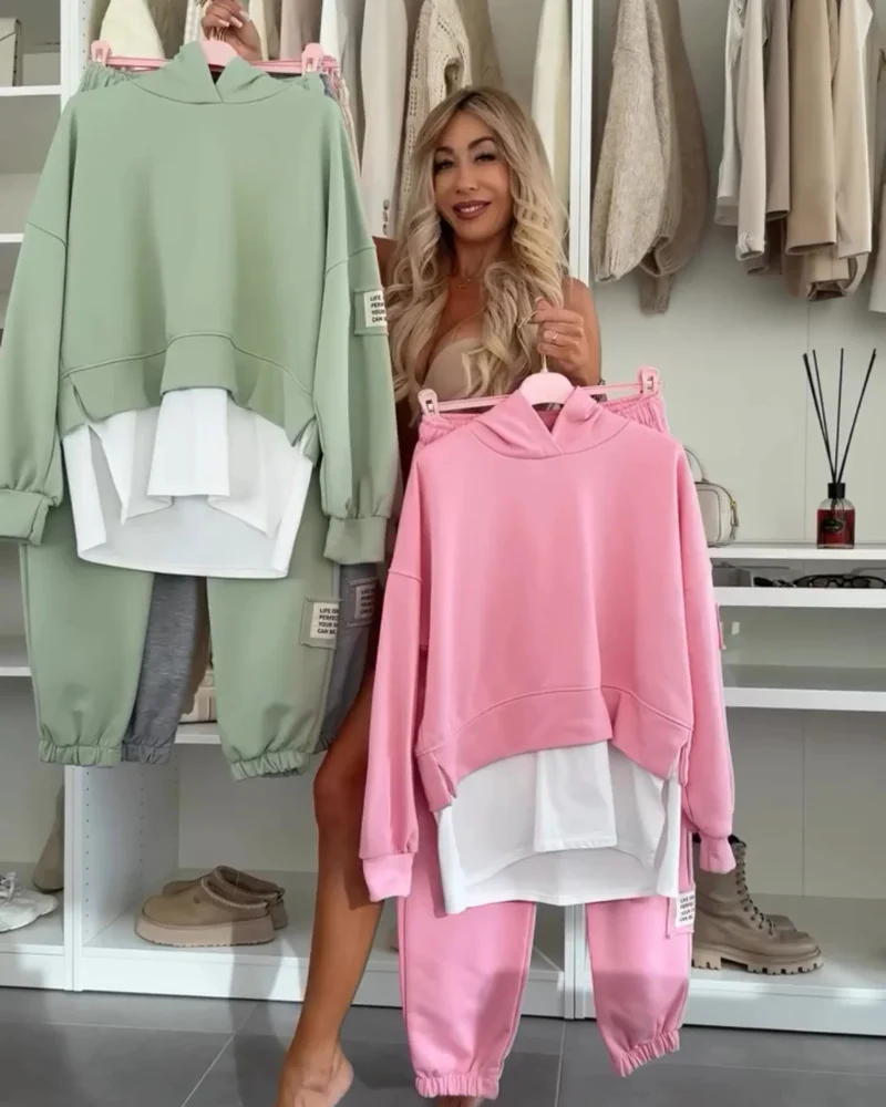 Comfy Matching Top and Pants Set - Image 10