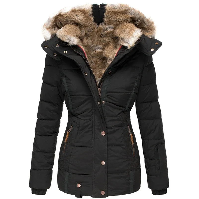 Cozy Fur-Lined Winter Jacket - Image 2