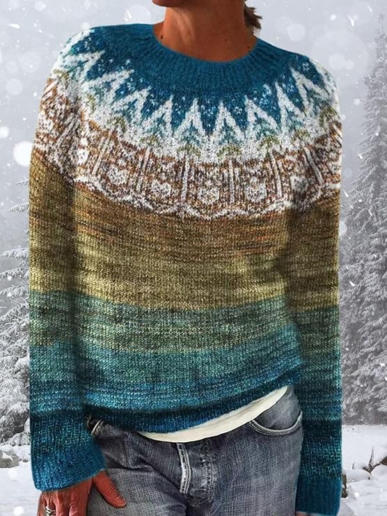 Cozy Icelandic Style Sweater for Cold Weather - Image 3