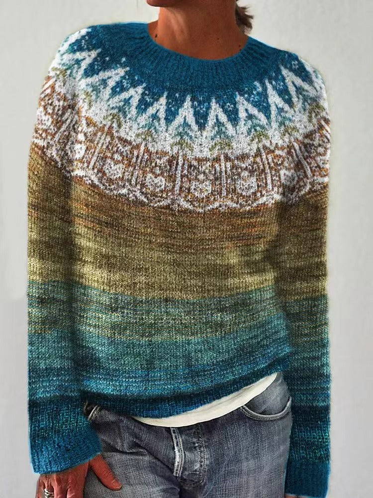 Cozy Icelandic Style Sweater for Cold Weather - Image 5