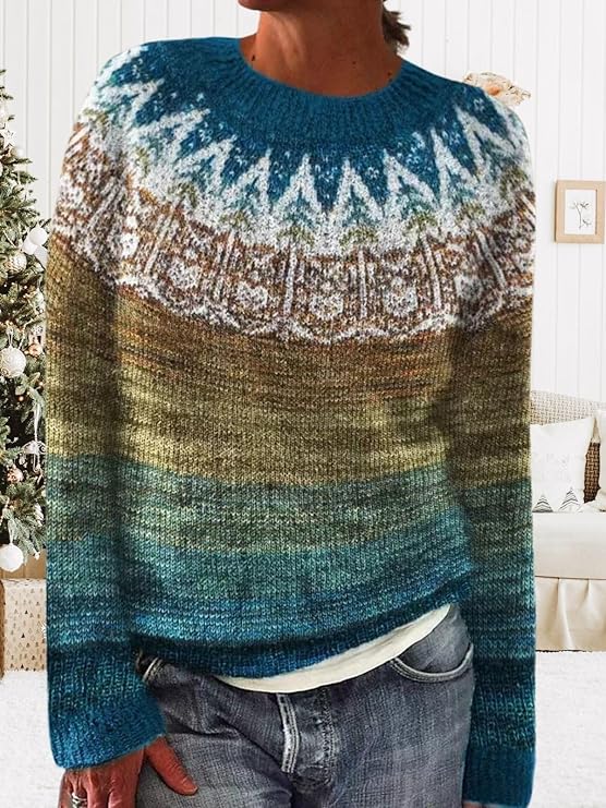 Cozy Icelandic Style Sweater for Cold Weather - Image 7