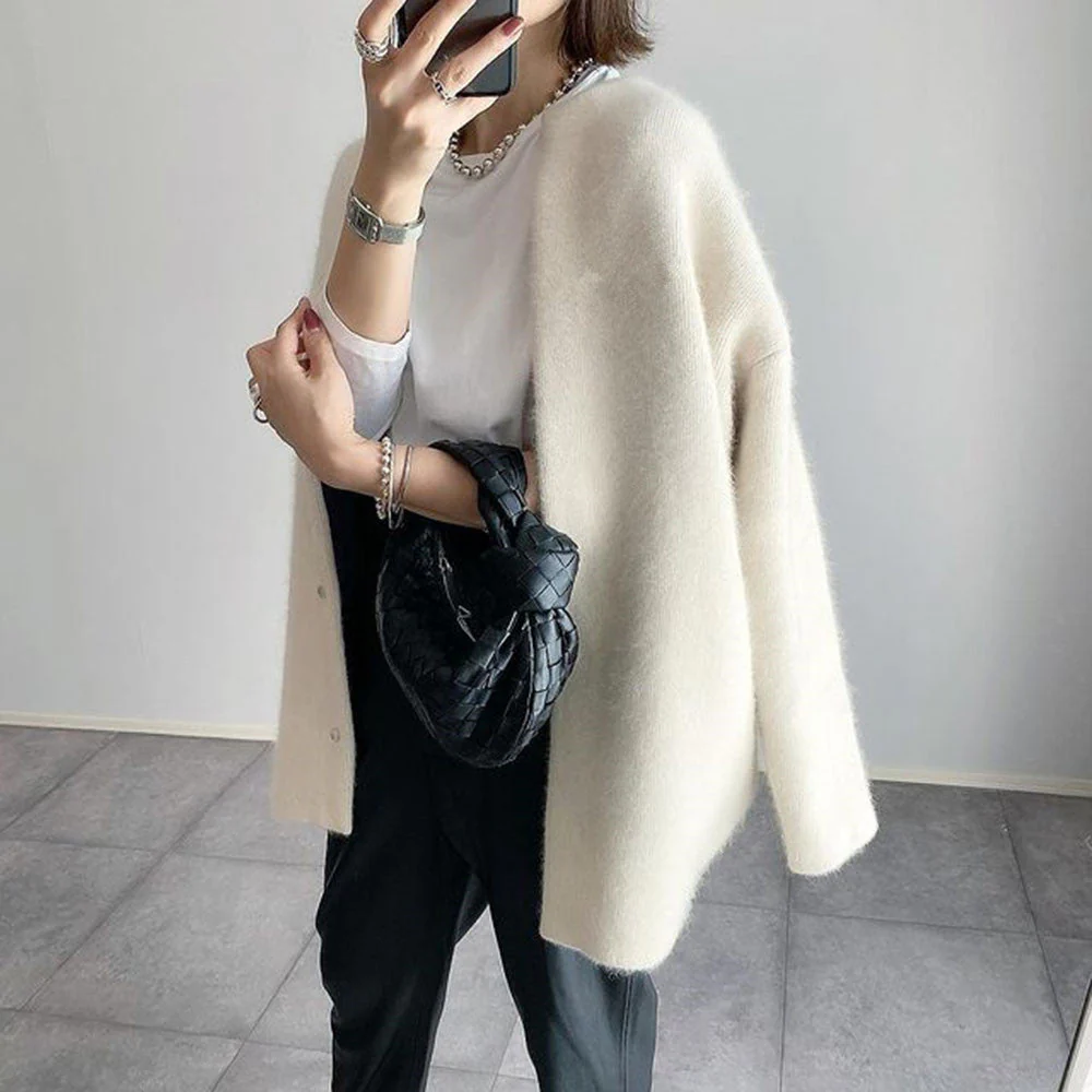 Cozy Knit Comfortable Cardigan - Image 10