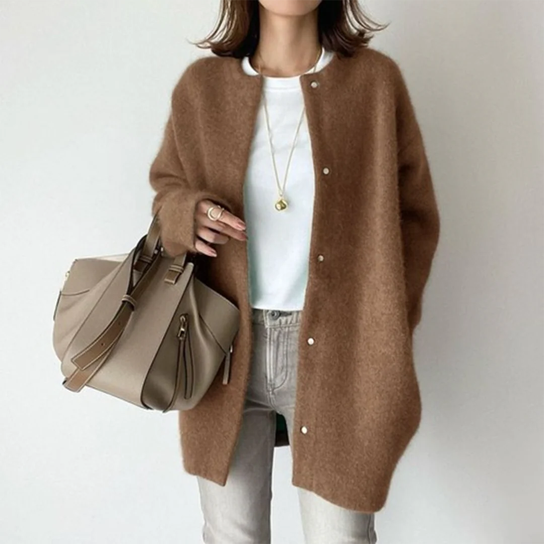 Cozy Knit Comfortable Cardigan - Image 12
