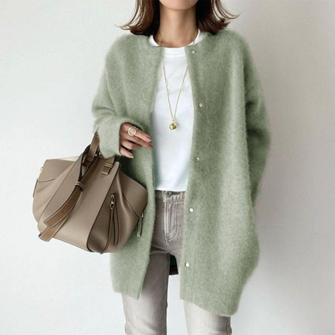 Cozy Knit Comfortable Cardigan - Image 15