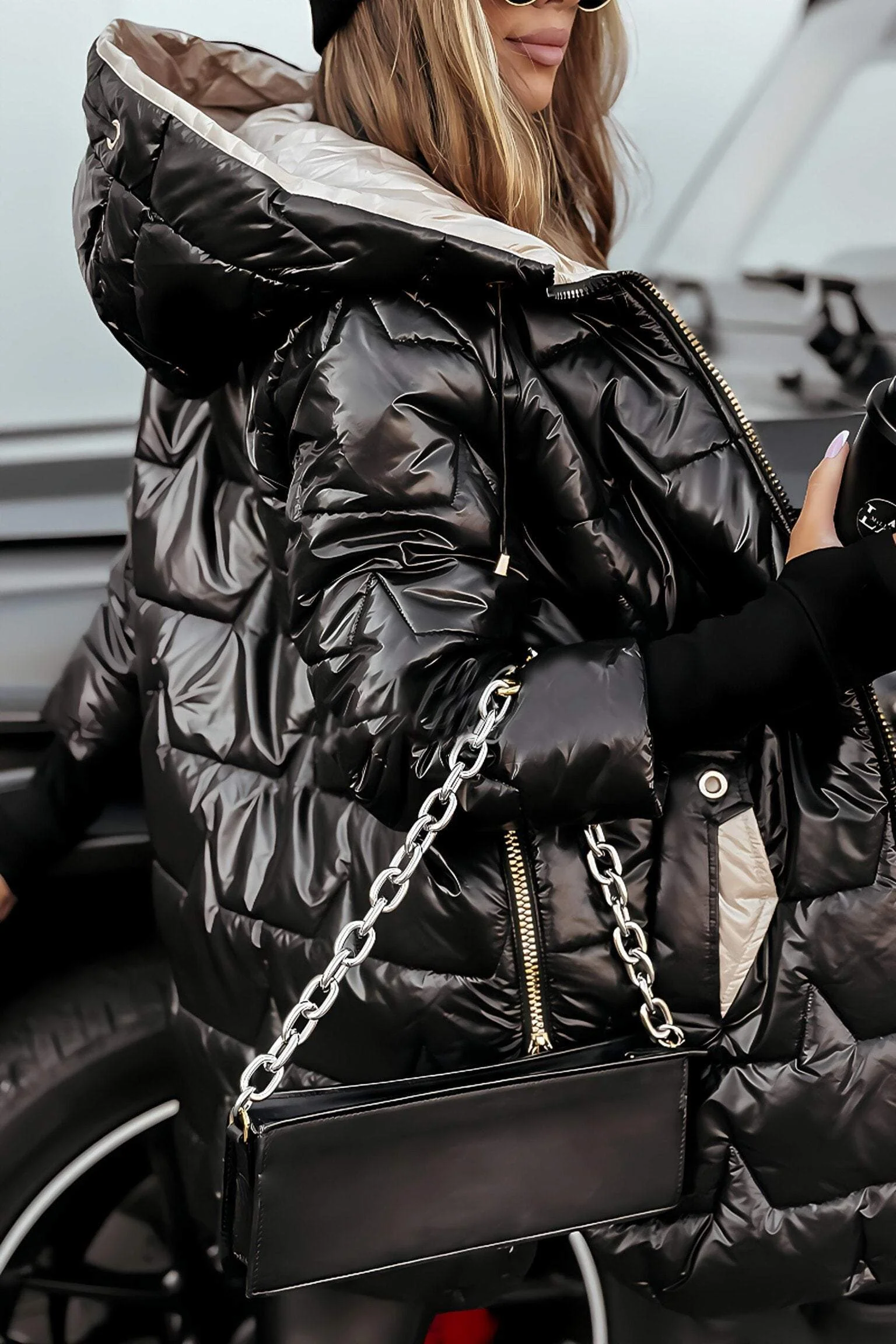 Cozy Padded Hooded Winter Coat - Image 17