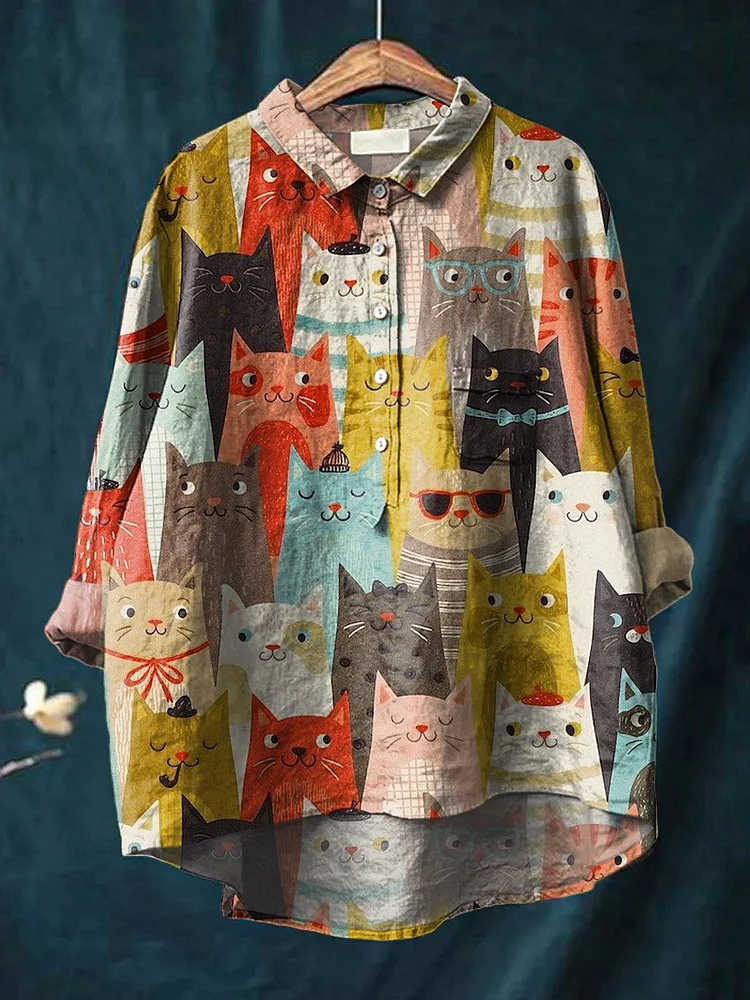 Creative Cat Shirt Featuring Sheila’s Art - Image 3