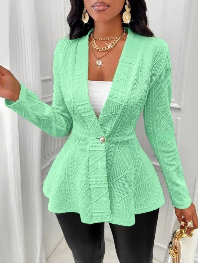 Cross-Border Long Coat with Buttons - Image 20