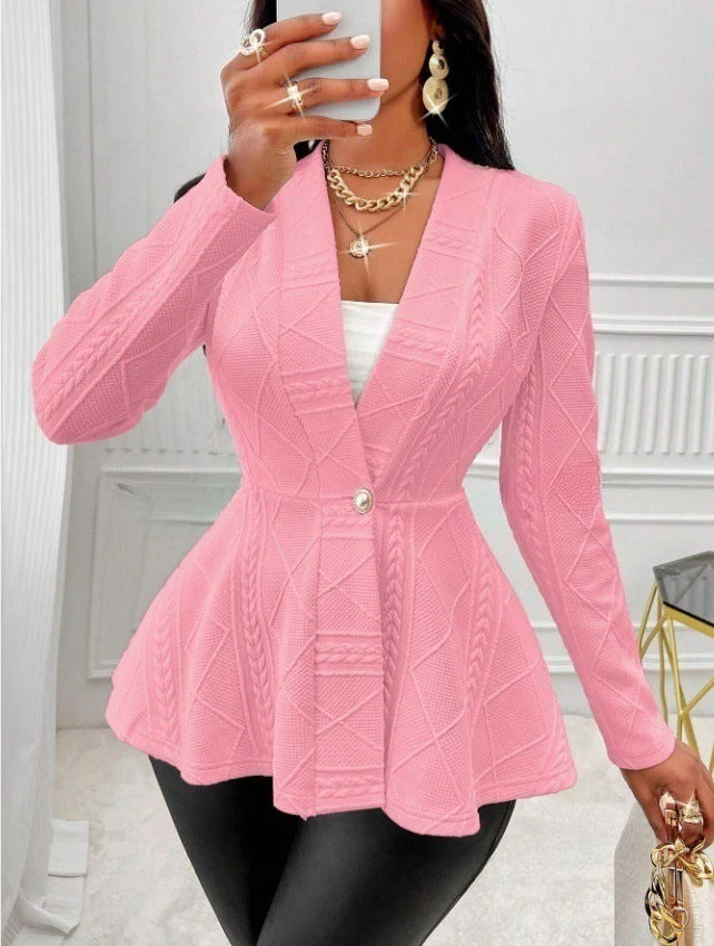 Cross-Border Long Coat with Buttons - Image 6