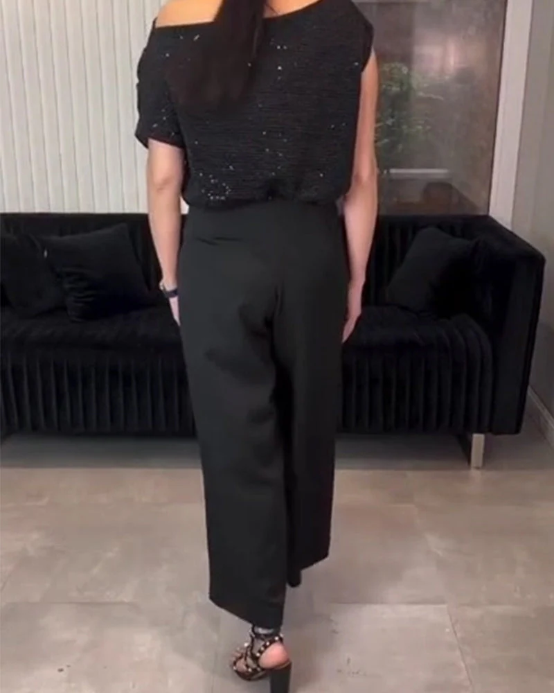 Designer Wide Leg Pants - Image 4
