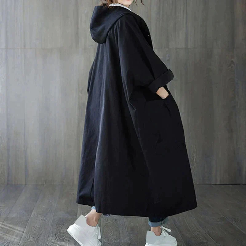 Double-Breasted Trench Coat Women - Image 5