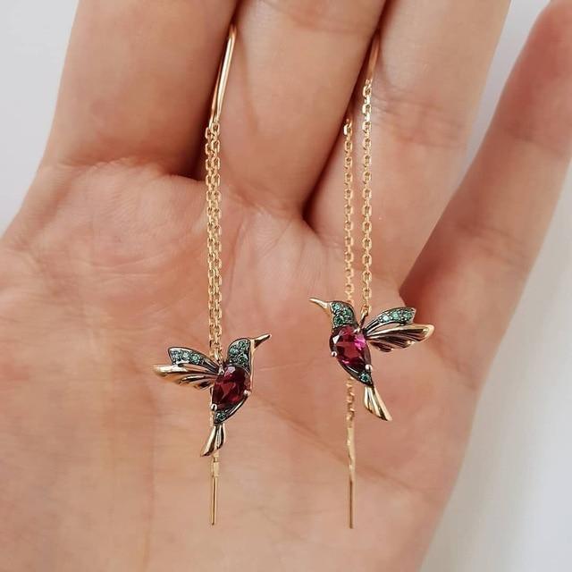 Dreamy Hummingbird Earrings - Image 2
