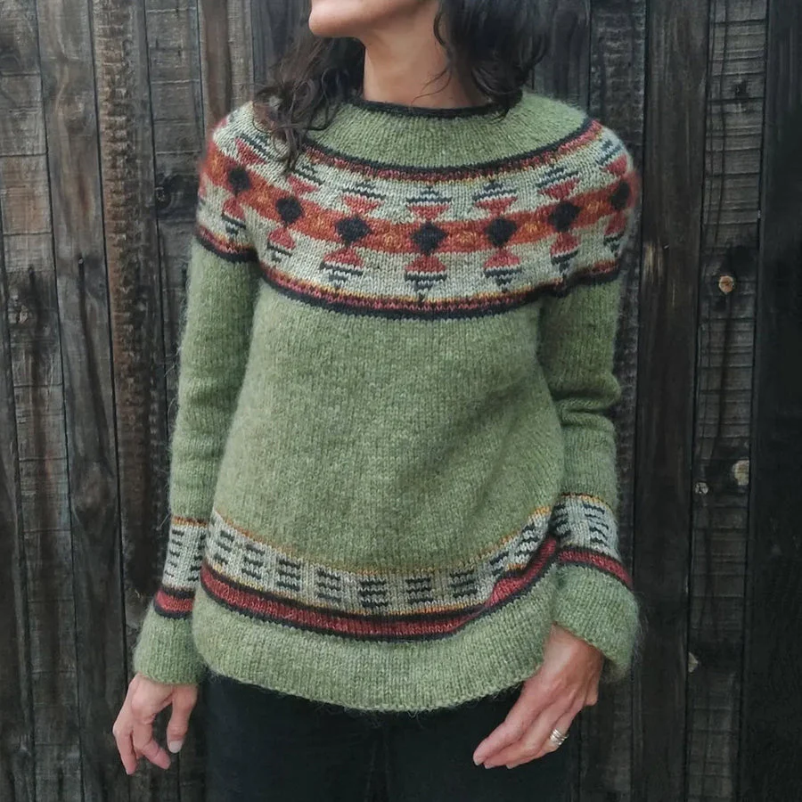 Eda - Coloured Knit Sweater - Image 2