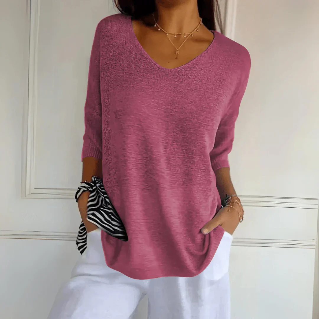 Elegant Blouse with a Relaxed Silhouette - Image 6
