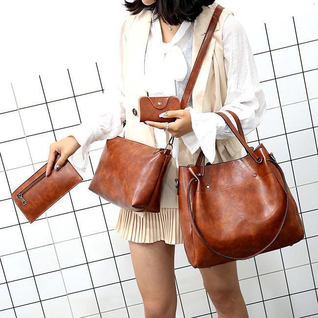 Elegant Leather Bag with Contemporary Flair - Image 2