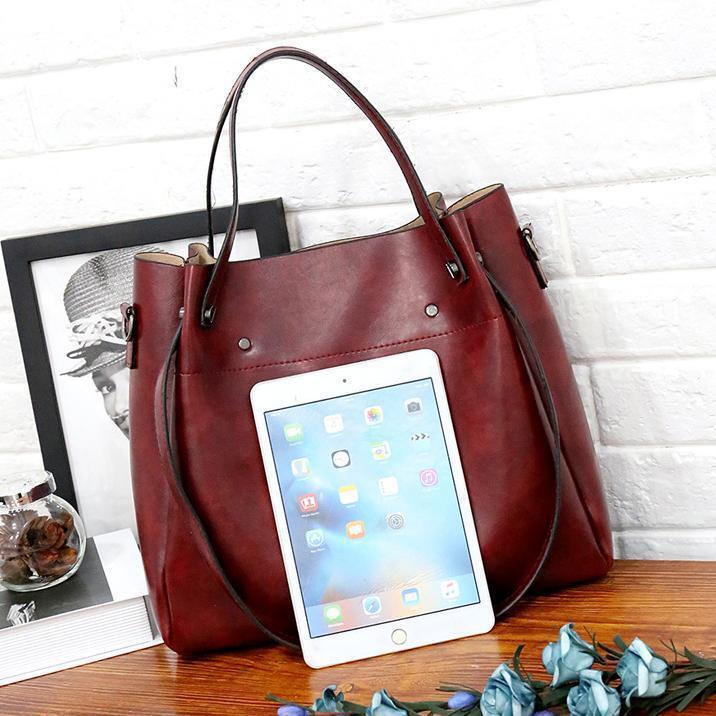 Elegant Leather Bag with Contemporary Flair - Image 23
