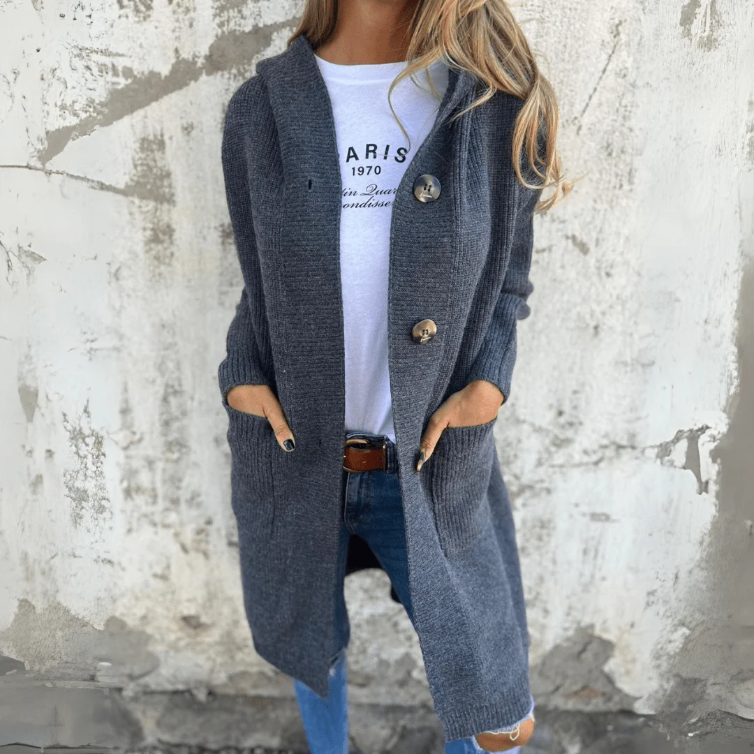 Elegant long women's Jacket - Image 6