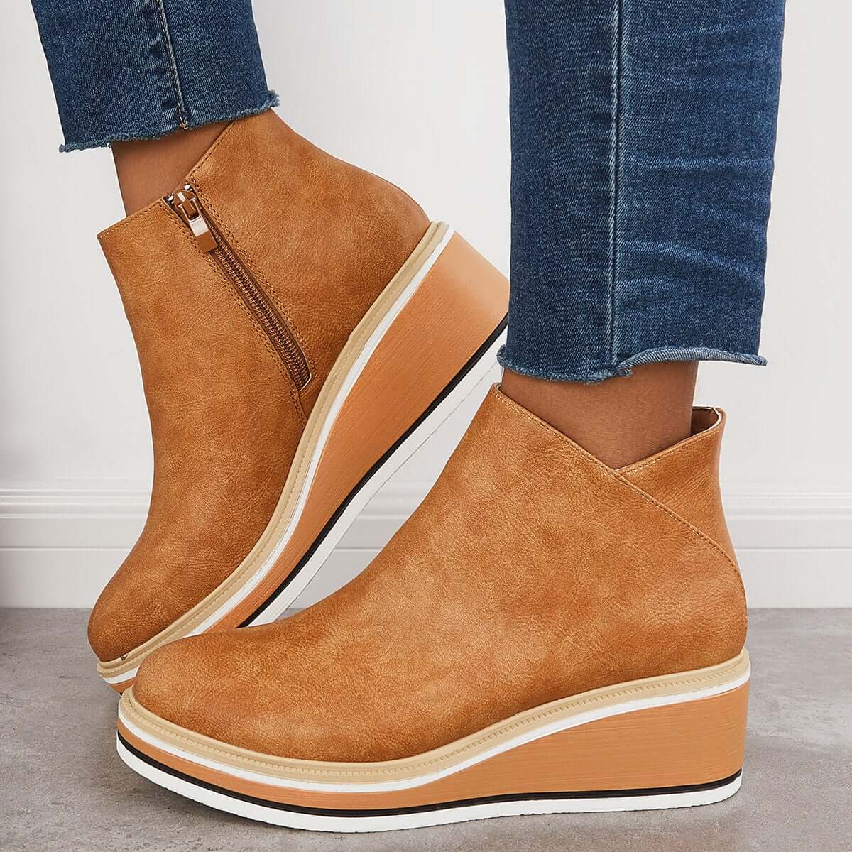 Elegant Orthopedic Ankle Boots for Women - Image 49