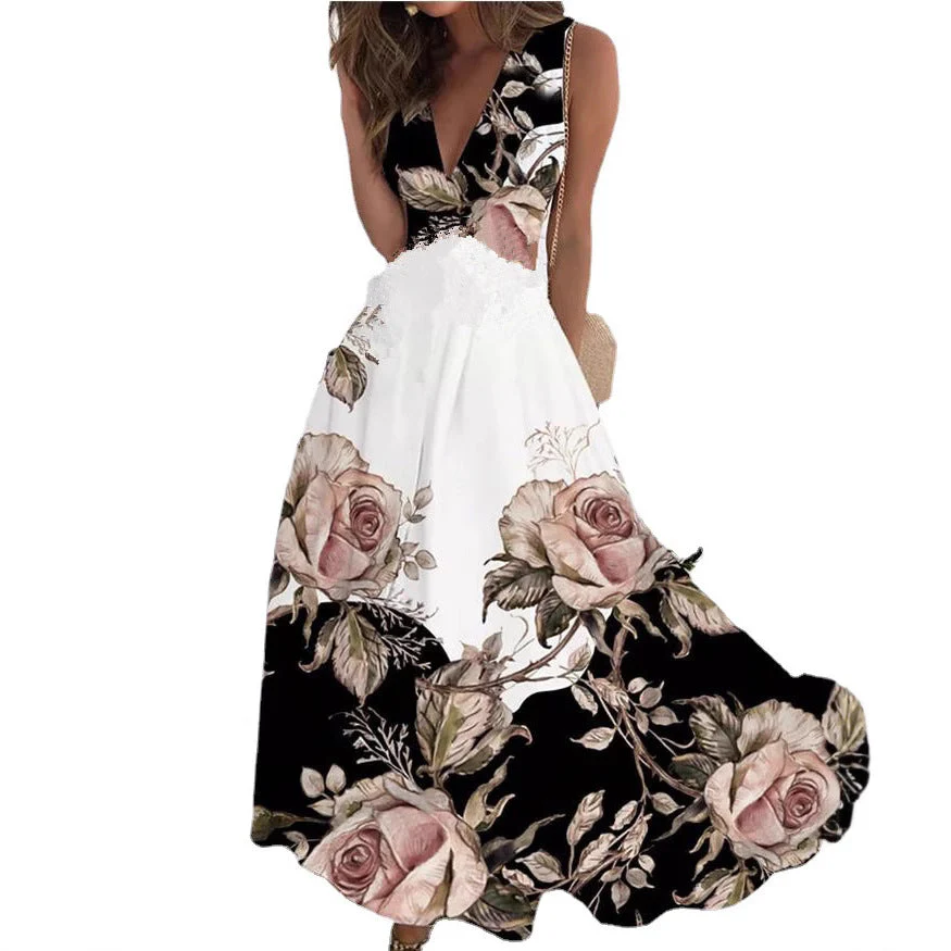 Boho Style Sleeveless Long Dress - Image 9