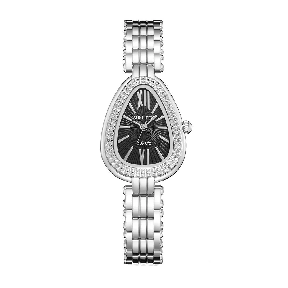 Elegant Snake-Head Bracelet Watch - Image 15