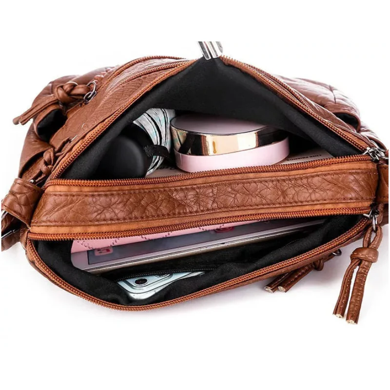 Elegant Soft Leather Bag with Clean Design - Image 4