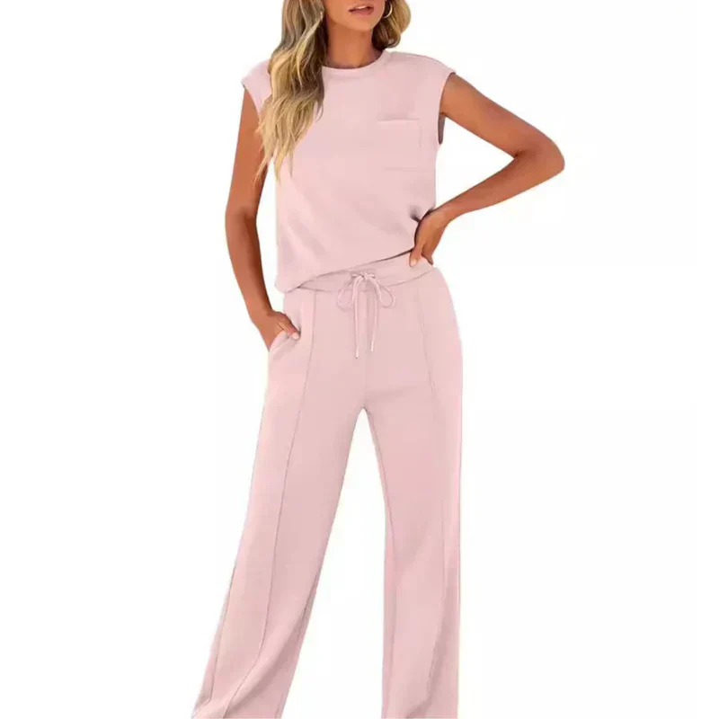 Elegant Two Piece Sleeveless Set - Image 6