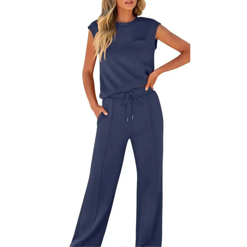 Elegant Two Piece Sleeveless Set - Image 8