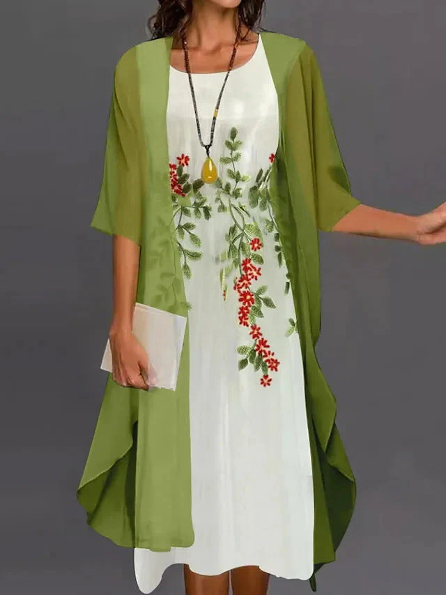 Elegant Two-Piece Summer Dress - Image 10