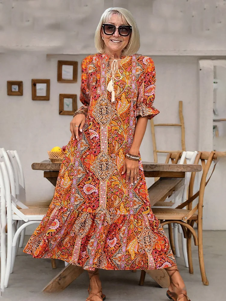 Elegant Vacation Style Maxi Dress - Image 14