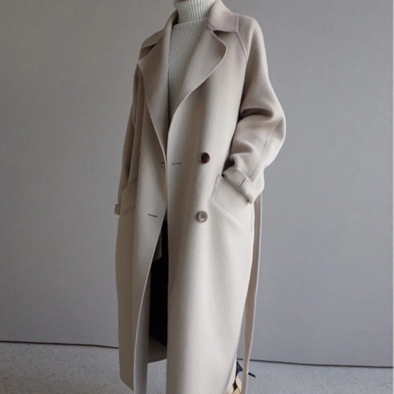 Elegant Wool Coat for Women - Image 10