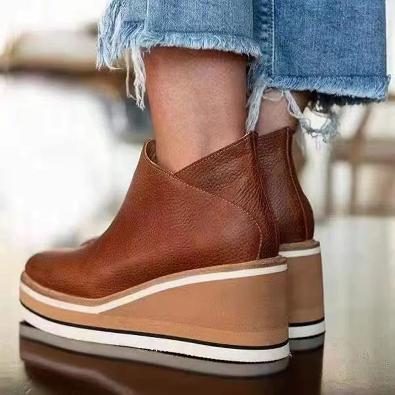 Elegant Zipper Waterproof Boots - Image 15