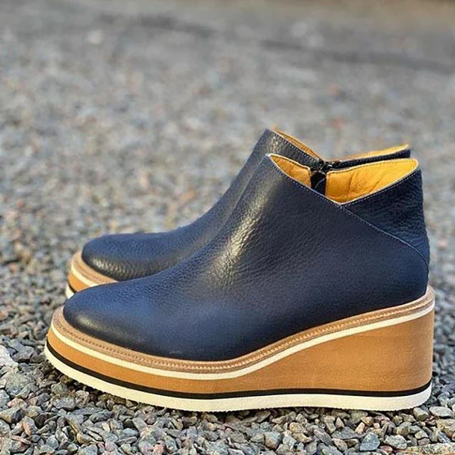 Elegant Zipper Waterproof Boots - Image 9
