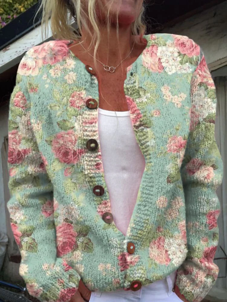 Elizabeth Warm Cardigan with Elegant Drape - Image 13
