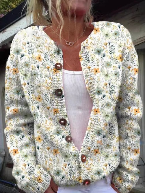 Elizabeth Warm Cardigan with Elegant Drape - Image 6
