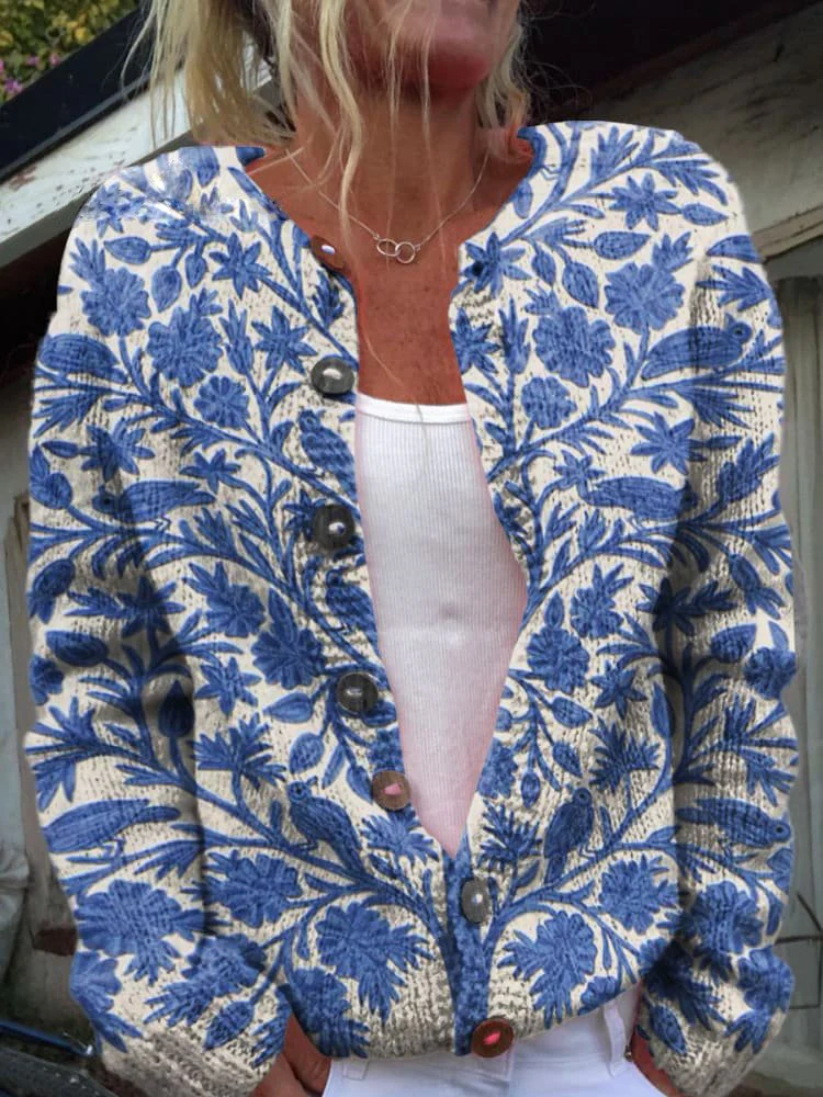 Elizabeth Warm Cardigan with Elegant Drape - Image 7