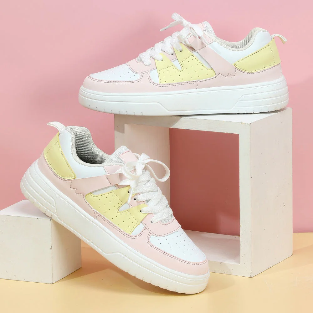 Ergonomic Women's Sneakers With Laces - Image 10