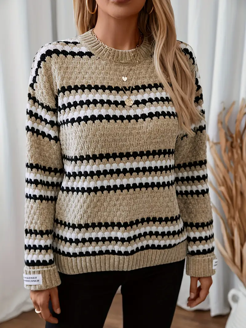 Essential Striped Sweater with Classic Fit - Image 12
