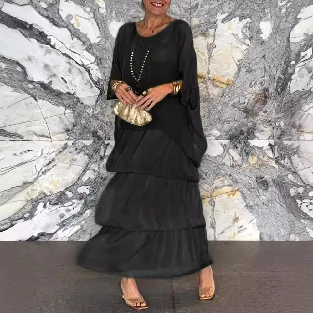 Fashion Batwing Long Dress - Image 6