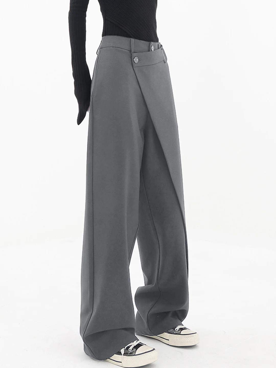 Fashionable asymmetric trousers - Image 18
