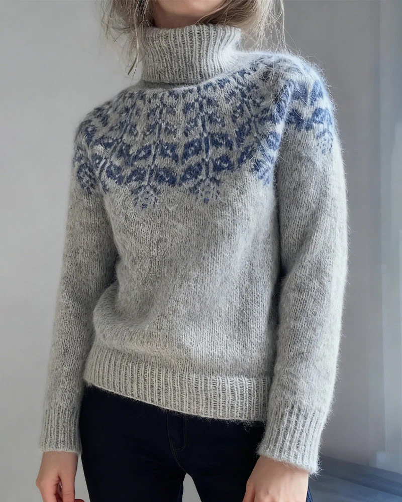 Fashionable Turtleneck Casual Sweater - Image 8