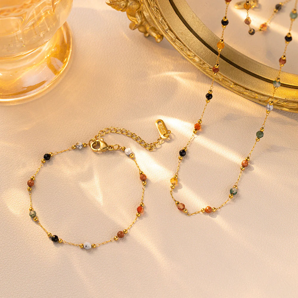 Fashionable Women’s Natural Stone Necklace - Image 3