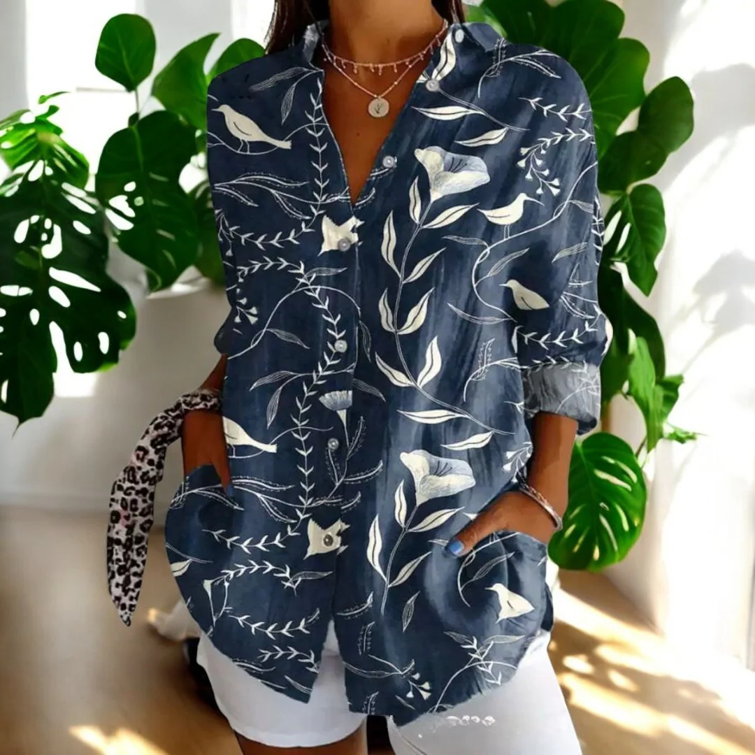 Flowy Blouse in Vintage Style - Image 11