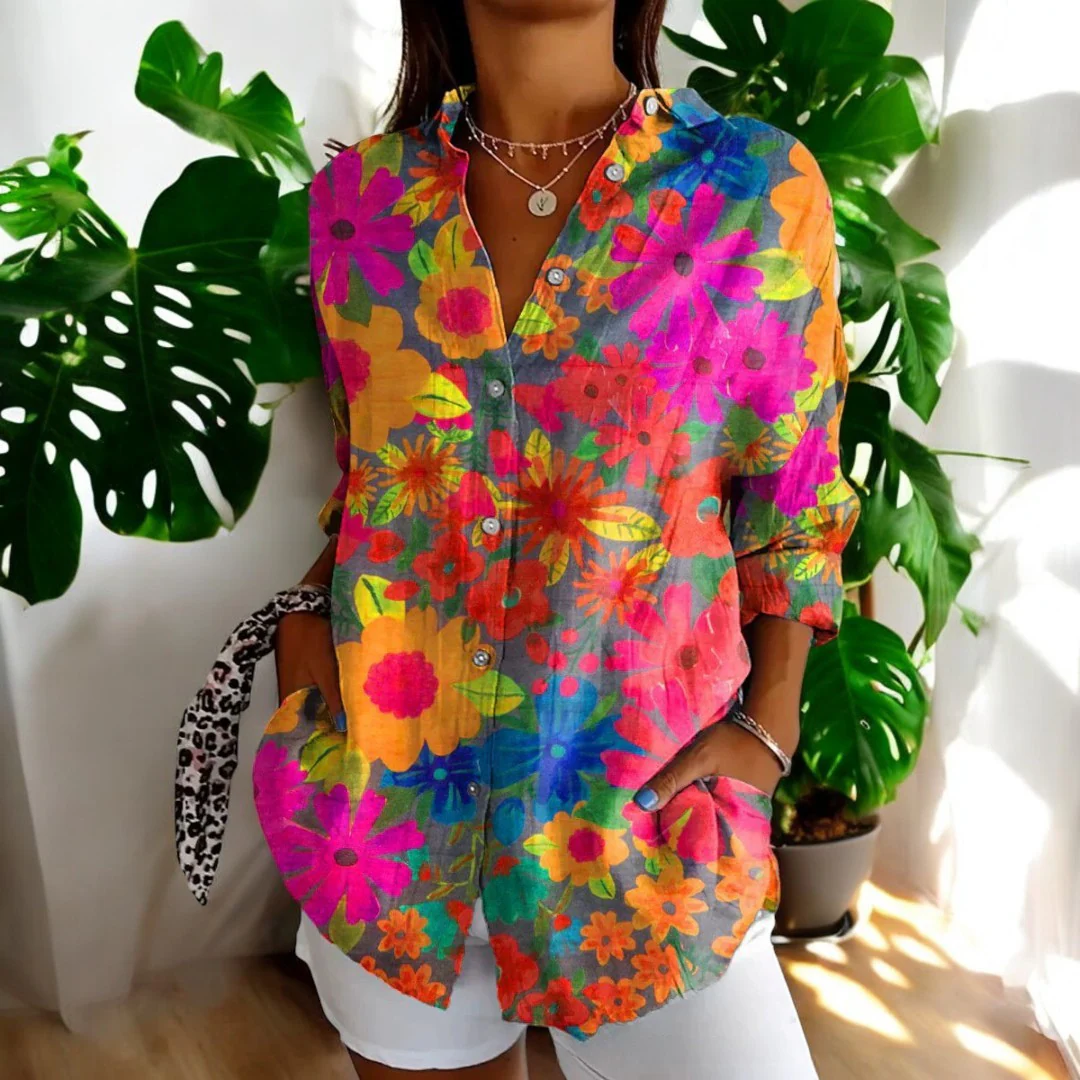 Flowy Blouse in Vintage Style - Image 12