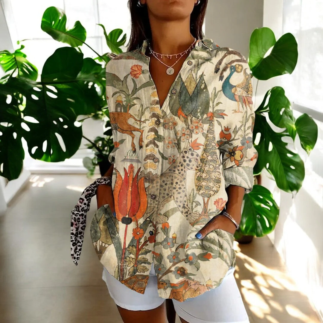 Flowy Blouse in Vintage Style - Image 17