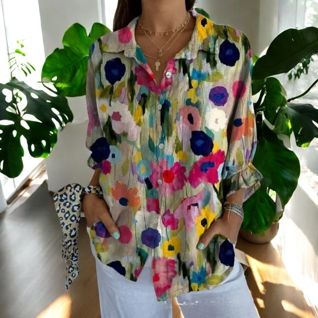 Flowy Blouse in Vintage Style - Image 8