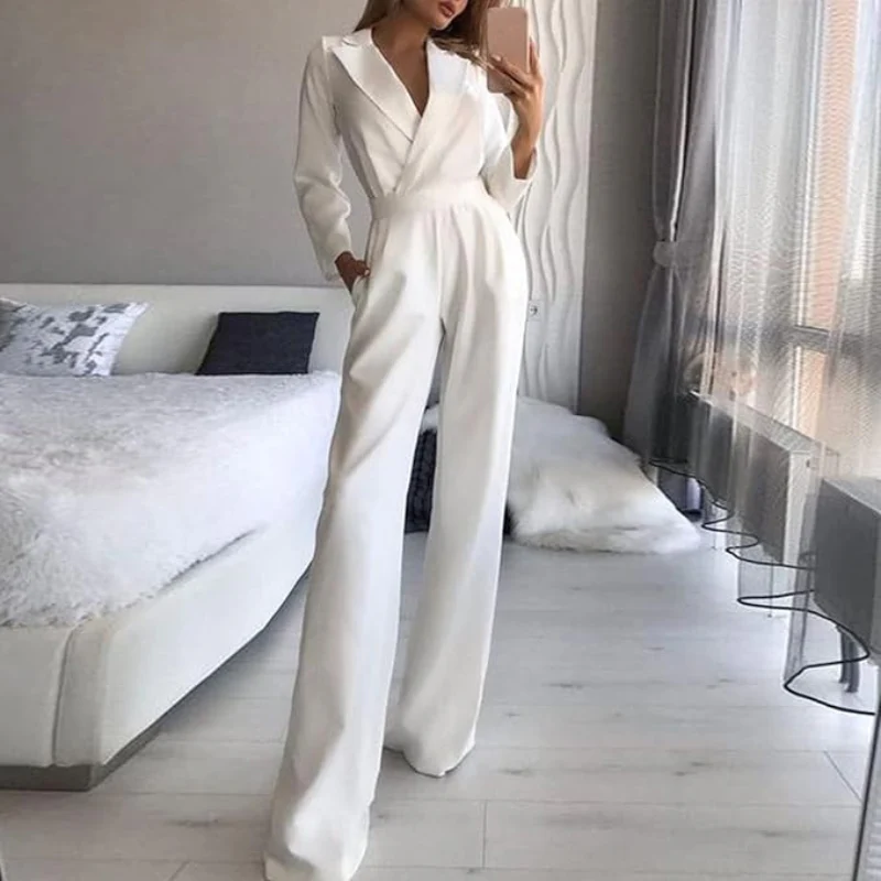 Formal Wrap Jumpsuit for Women - Image 10